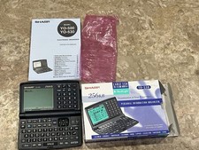 Vintage Sharp YO-530 Personal Information Organizer 256KB Electronic PDA Used