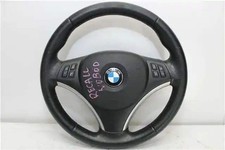 BMW, 3 Series Steering Wheel Leather Sports Non Paddle Shift Type W/ Black/Silve