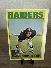 1972 Topps Football #54 Marv Hubbard Oakland Raiders ROOKIE CARD! EX!!! ???. rookie card picture