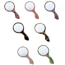 Creative Makeup Mirror Handheld Cosmetic Mirror with Handle Cute Salon Mirro