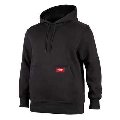 Milwaukee 351B-XL Midweight Pullover Hoodie Black XL Men's Cotton/Poly
