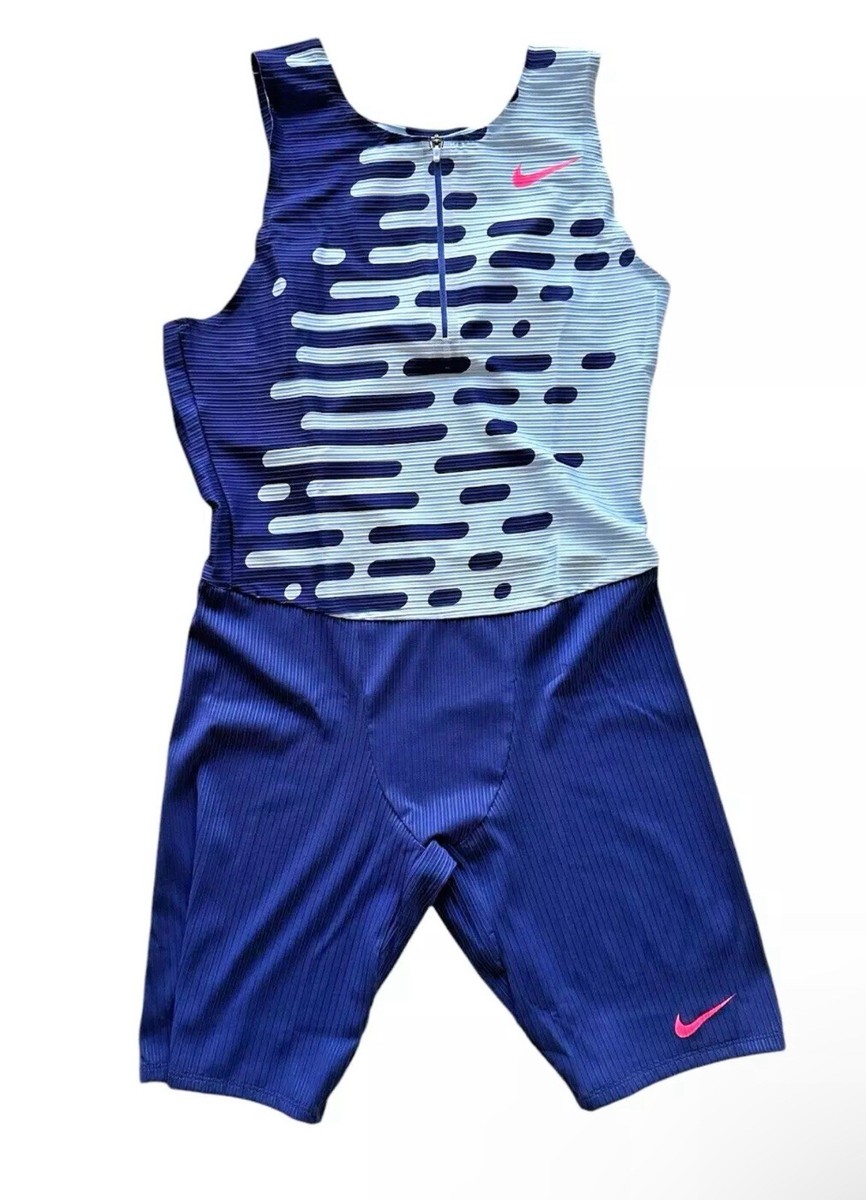 Nike Pro Elite 2023 Team Speedsuit Blue Pink DR4848-455