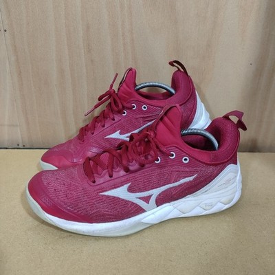 Mizuno Wave Luminous 2 Damen Netball Tennis Volleyballschuhe, rot, UK 6