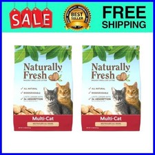 (2 pack) Naturally Fresh Multi-Cat Litter 14 lb/Bag 1.30 per pound