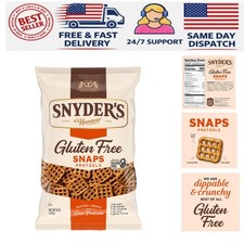 Crunchy 8 Oz Gluten-Free Snaps Pretzels - Dairy, Egg & Milk Free Treat