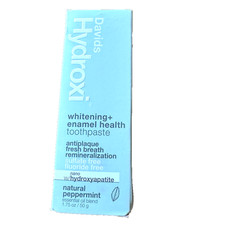 Davids Hydroxi Whitening Enamel Health Toothpaste Peppermint 1.75oz SHIPS FREE
