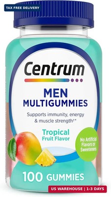 Centrum MultiGummies for Men 18 and Over, 100 Count
