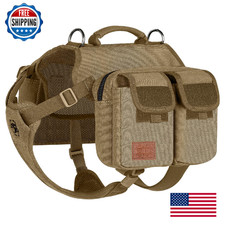 ONETIGRIS Dog Hiking Backpack HOPPY CAMPER 3.0 for Medium Large Dogs