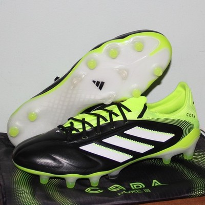 Adidas Copa Pure 3 Elite FG Soccer Cleats Mens 7 Womens 8 Black Lemon JH6304