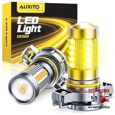 5202 LED Fog Light Bulbs or DRL, 5201 PS24W PS19W True 5202/5201 Amber Yellow