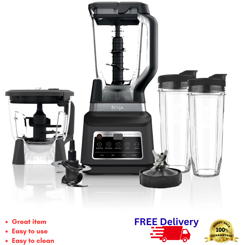 Ninja Professional Plus Kitchen System Blender & Food Processor 1400W New