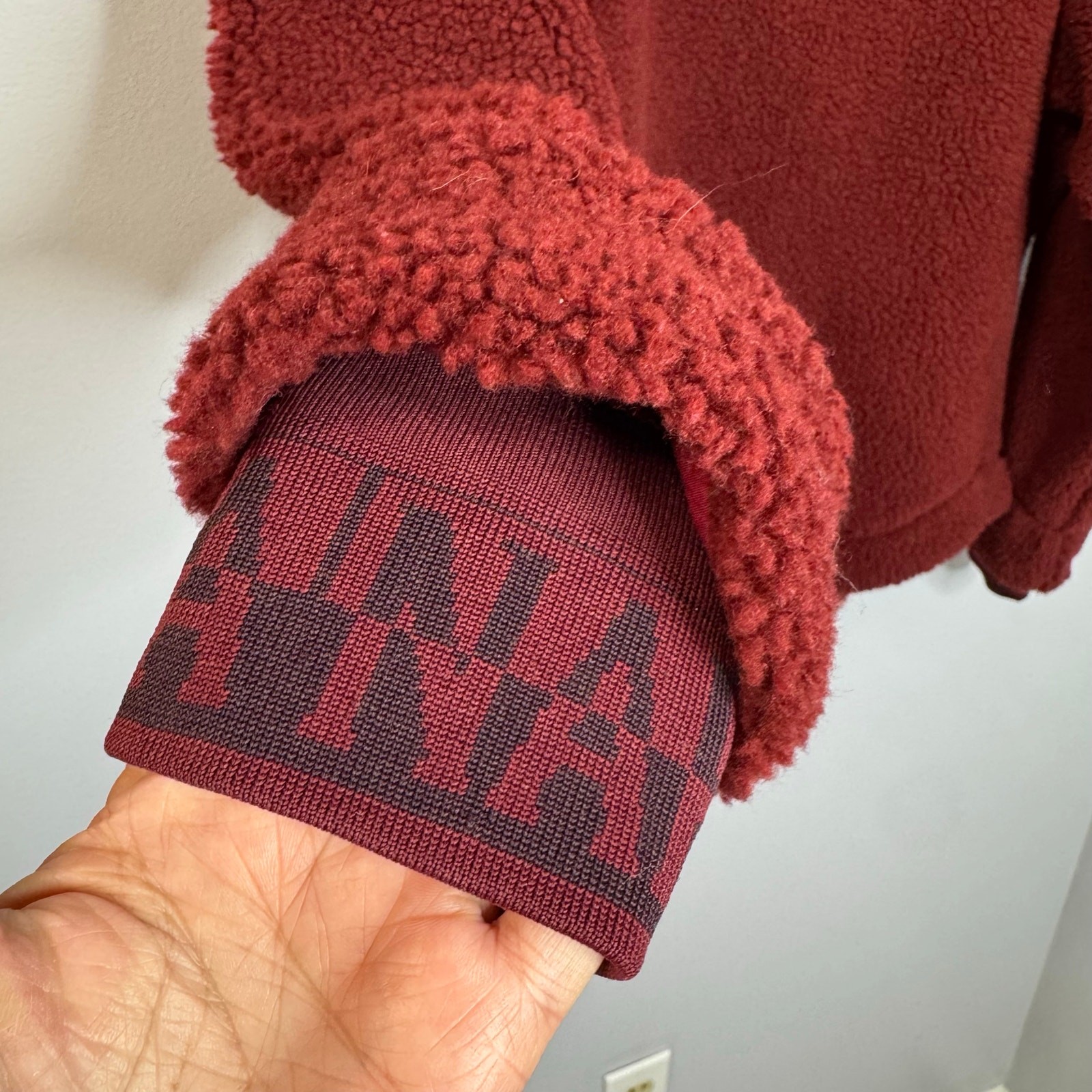 Napapijri By Martine Rose T-Nevis Polar Fleece Sweatshirt Pullover Sz S