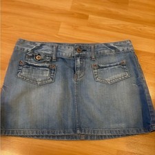 Y2K American Eagle Denim Mini Skirt