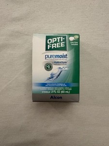 Exp 02/2028 OPTI-FREE Pure Moist Multi-Purpose Solution with Hydraglide 2oz
