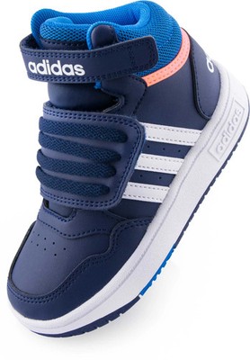 Kinderschuhe Adidas Hoops Mid 3.0 Sneakers Junior Blau - Große 25