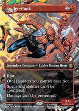 Spider-Punk (0207) (Borderless) EN [SPM - 207] - NM TCG MTG