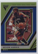 2022-23 Panini Flux Rookies Blue Prizm 70/99 Kevon Harris #225 6o3