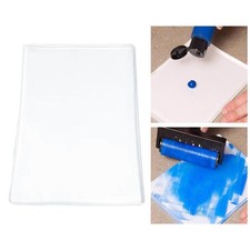 Gel Print Plate Supplies Easy to Use Multipurpose Durability Portable