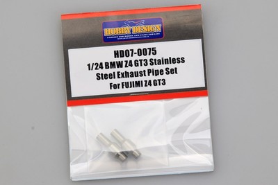 HobbyDesign HD07 0075 124 BMW Z4 GT3 Edelstahl Auspuffrohrsatz für Fujimi...