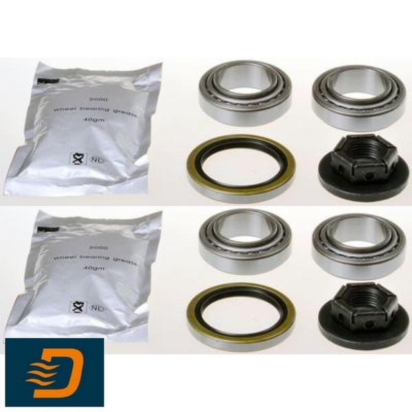 2X Radlagersatz Denckermann W413086 2 Radlager Satz Links Rechts Hinten-image