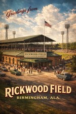 MODERN Postcard - RICKWOOD FIELD - BIRMINGHAM, Alabama Baseball Stadium D896
