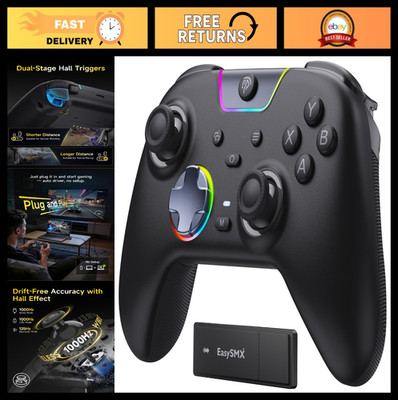 Wireless Gaming Controller for PC, Switch & Phone - Ergonomic, Programmable, Ult