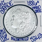 1886 O MORGAN SILVER DOLLAR AUTHENTIC HI GRADE U.S. MINT COIN RARE KEY DATE 5242