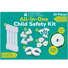 SafeNest 30PC Safety Kit for Home  Daycare, All-in-Baby Proofing Essentials,...