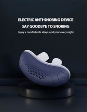 Micro Electric Noise Anti-snoring Device Sleep Apnea Stop Snore Aid Stopper Blue