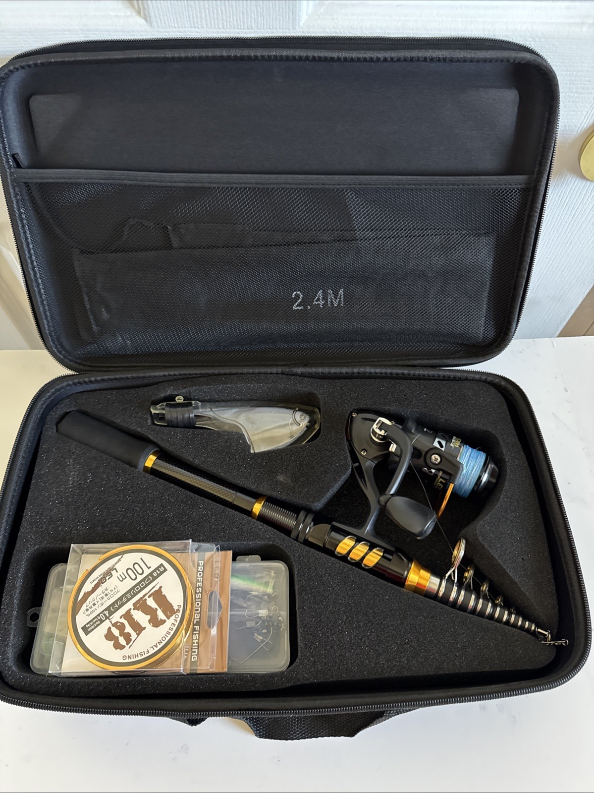LEO Combo Telescopic Rod and Reel fishing outfit