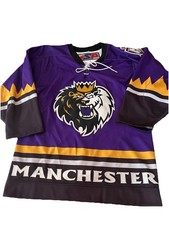Manchester Monarchs AHL Game Issued Purple Blank SP Hockey Jersey LA Kings 44