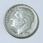 1962 D Roosevelt Dime US 10 Cent 90% SILVER CIRCULATED COIN #5650
