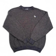 Vintage Lee Knit Crew Neck Sweatshirt Men's L Made In USA 90s