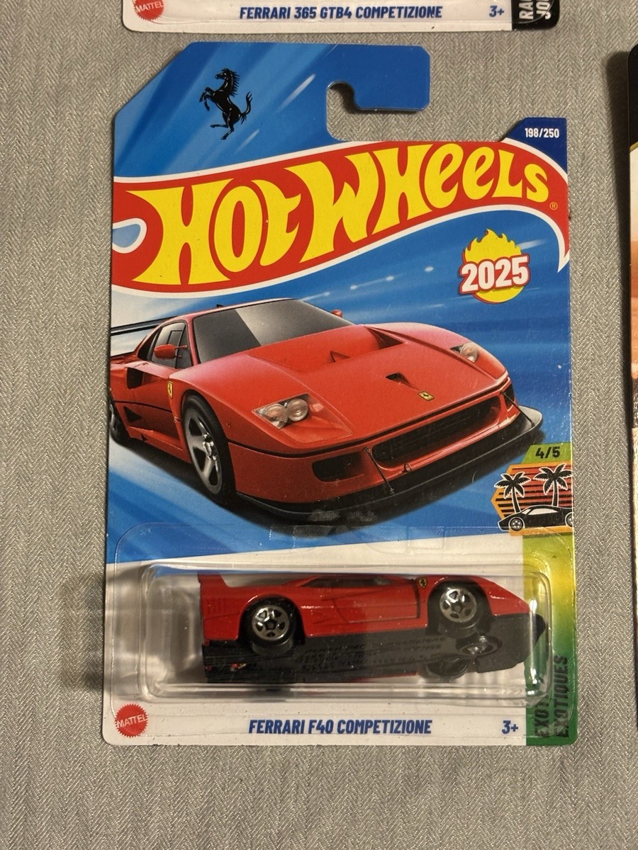 ホットウィール(4点) フェラーリ SF90、F40、365GTB4、499P ホットウィール(4点) フェラーリ SF90、F40、365GTB4、499P