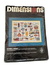 Dimensions 1984 Cross Stitch Kit Alphabet Learner 3567