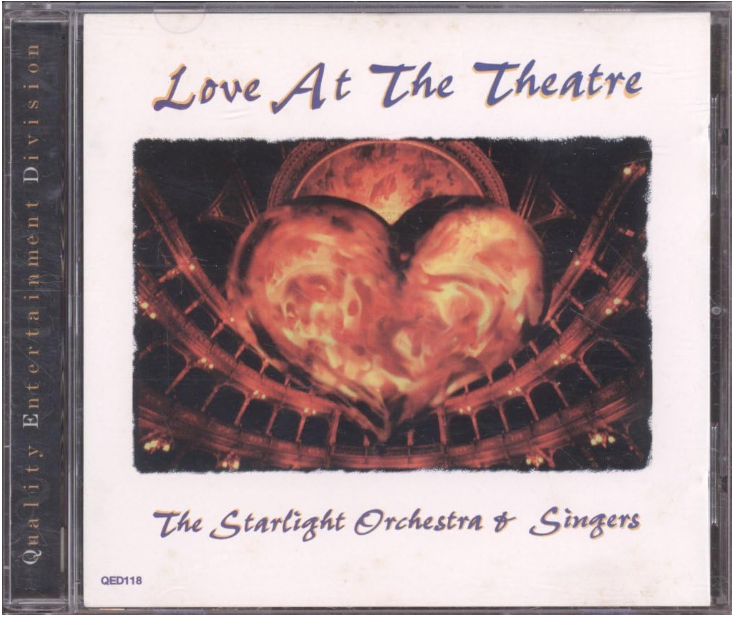 MUSIC CD ALBUM Love At The Theatre by The Starlight Orchestra & Singers