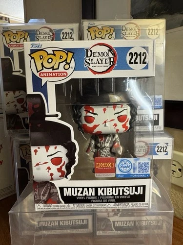 Muzan Kibutsuji Funko Pop Megacon Stickered Demon Slayer In Hand ✅
