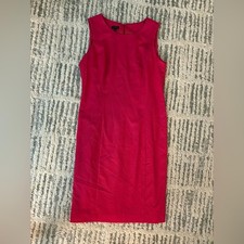 Talbots Fuchsia bright pink career dress sturdy size 12