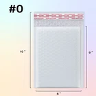 #0 6x10 Poly Bubble Mailers Padded Envelopes Shipping Envelopes Bags MADE IN USA