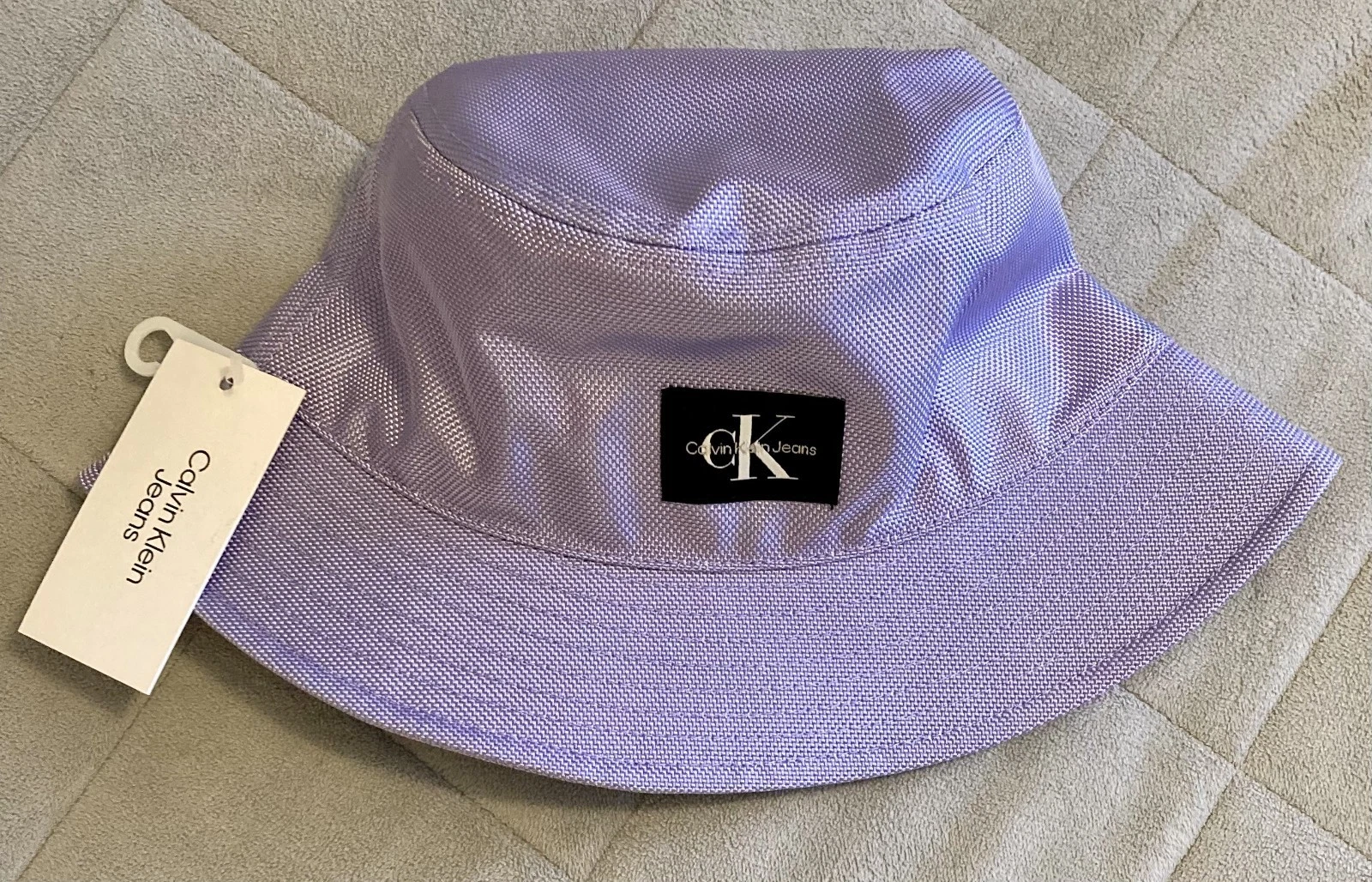 Calvin Klein Bucket Hat Lialic / Light Purple / One Size / RRP £50 / New - Tags