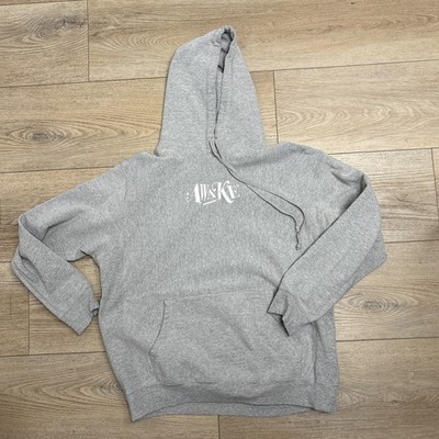 Awake NY Distorted Logo Hoodie Heather Grey  CANADA  Size L  Mint!