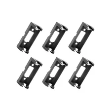 CR123A CR123 Lithium  Holder Box Clip w PCB Mounting Lead 6Pcs