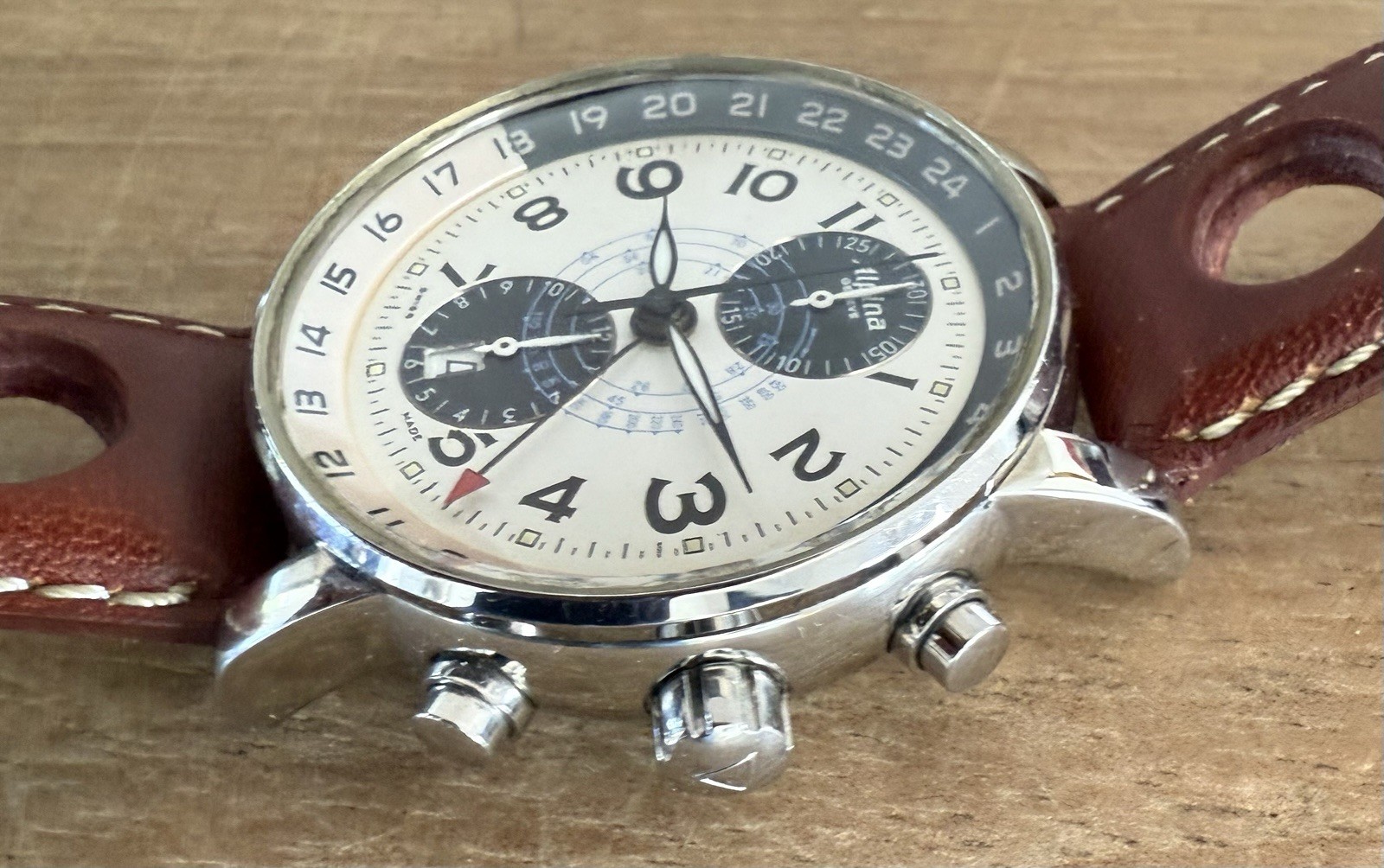 Alpina Startimer Chronograph Automatic Panda Dial… - image 14