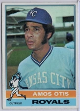 1976 Topps #510 Amos Otis in EX Condition Royals
