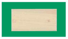   Rectangle 4 X 9 Pine Plaque  with Wall hanger
