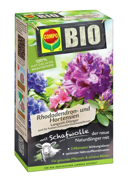 Compo Bio Rhododendron- Und Hortensien Langzeit-DüNger Mit Schafwolle 2 Kg-image