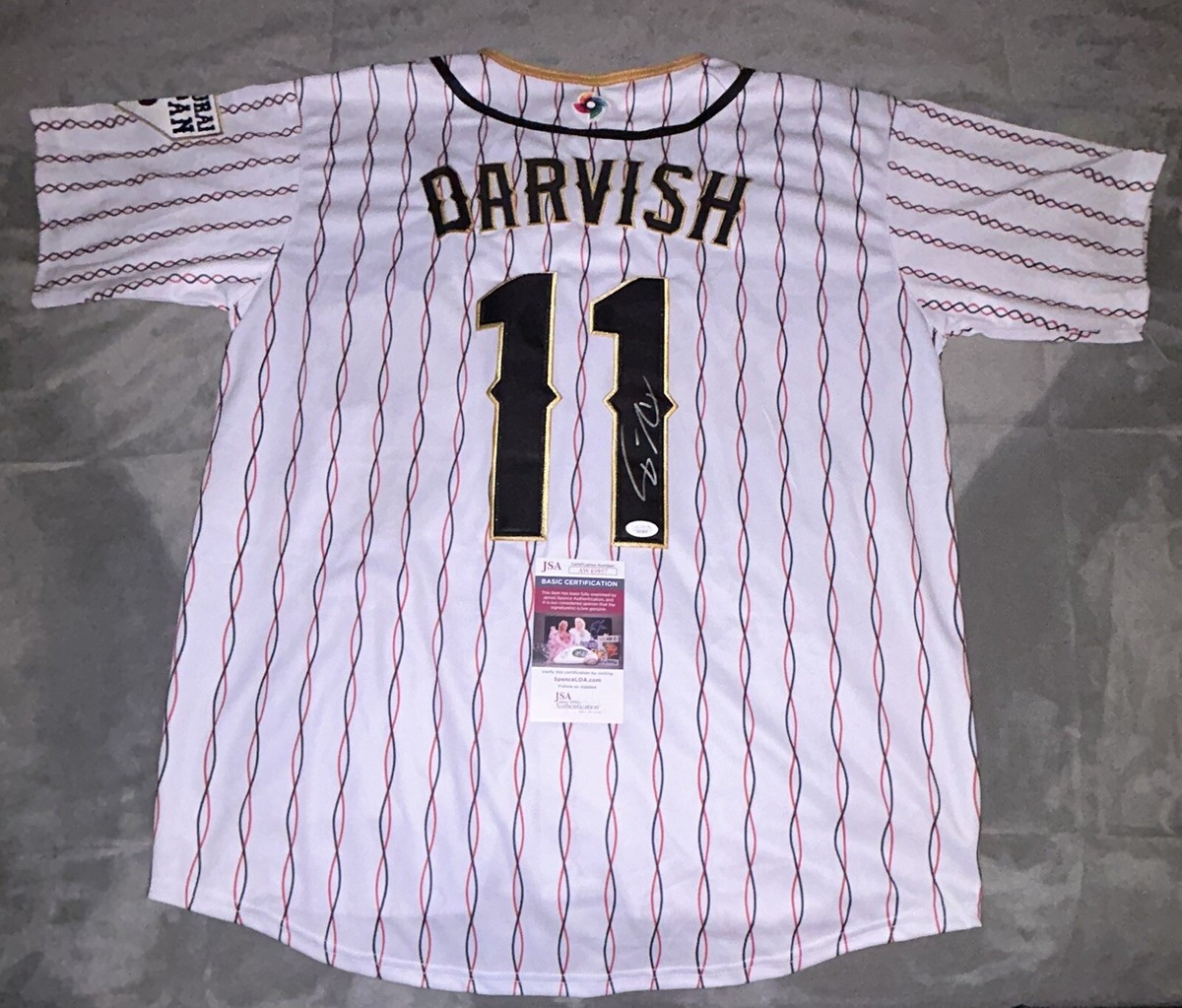 Yu Darvish Signed Japan 2023 World Baseball Classic Jersey WBC JSA