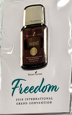 Young Living Essential Oils - Hat Lapel Tie Pin, NEW (THIEVES)