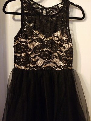 haute monde dress black leather mini dress main image 0