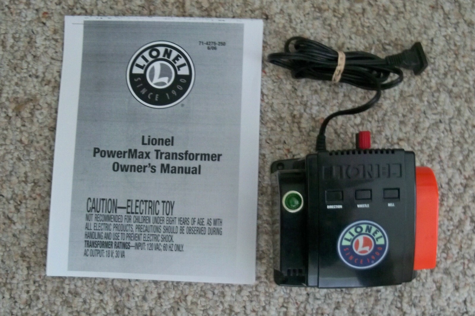 lionel powermax transformer